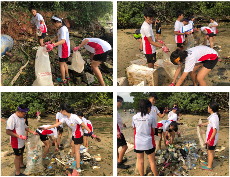 Coastal Clean Up by peer leaders